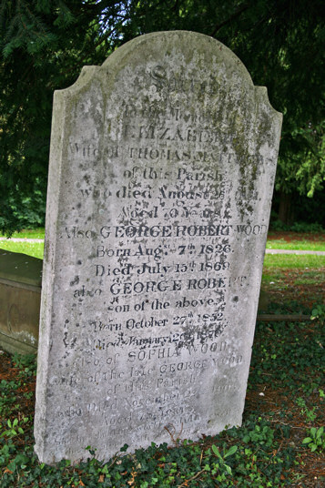 Elizabeth and Thomas Matthews, also George Robert Wood, Sophia and George Wood