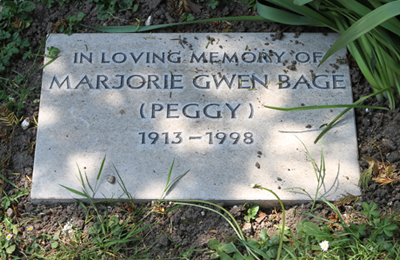 Marjorie Gwen Bage (Peggy)