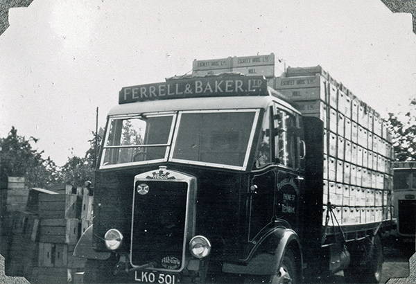 Ferrell and Baker Heavy Lorries loaded