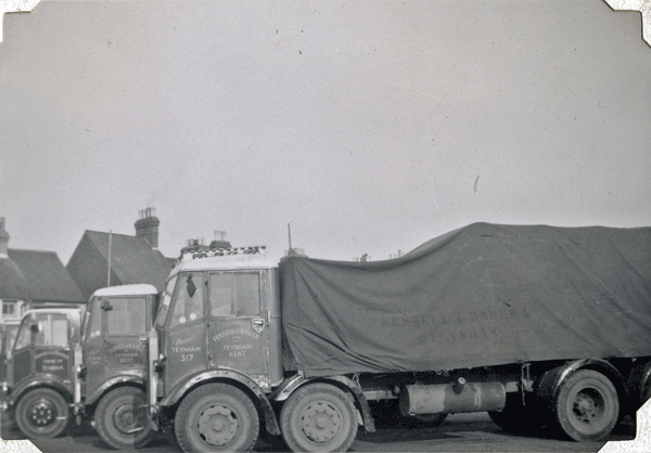 Ferrell and Baker three lorries