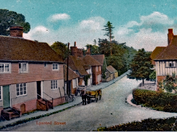 the_forge_lynsted_1905_hand_coloured