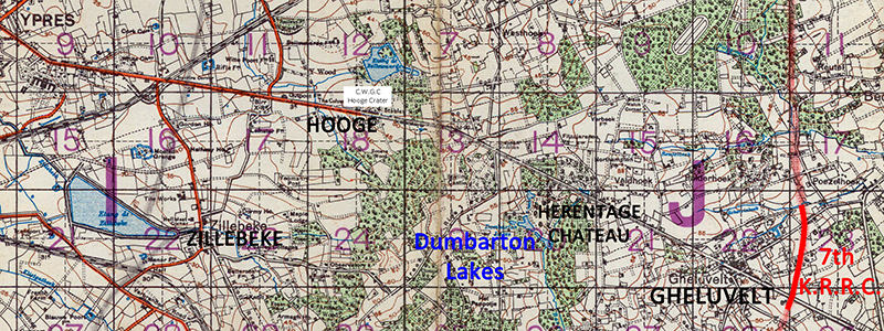 map of Hooge in October 1917