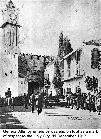 Allenby entering Jerusalem
