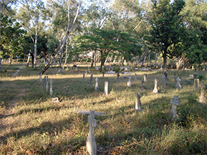 Mhow New Cemetery in Madhya Pradesh, India