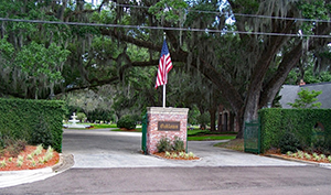 Oakland Cemetery entrance, Florida