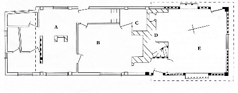 Floor Plan of the Five Bays
